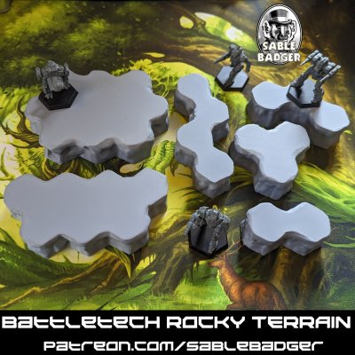 SB3D - Battletech - Rocky Terrain - Image 3