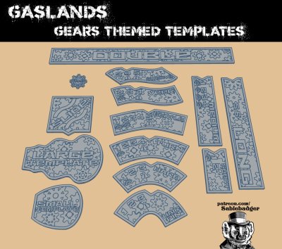 Gaslands Templates Gears