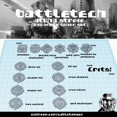 Tokens - Battletech Alpha Strike expanded