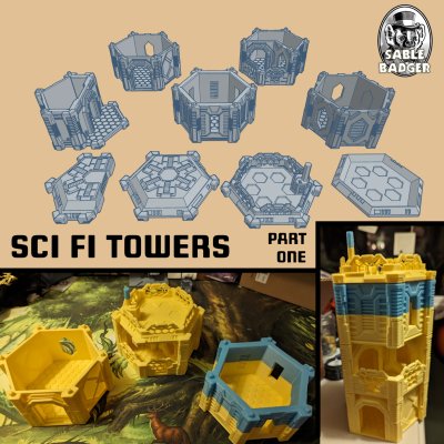 Sci Fi - Tower High Rise Buildings 1