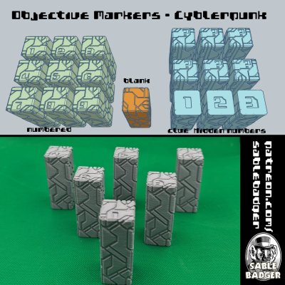 Objective Markers - Cyberpunk