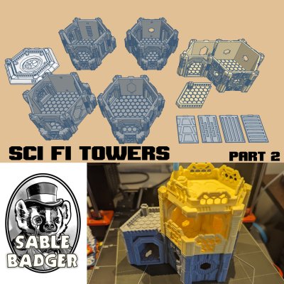 Sci Fi - Tower High Rise Buildings 2