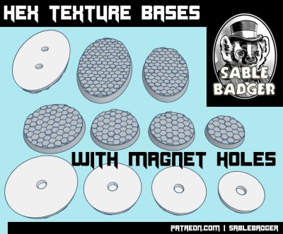 Mini Bases - Sci Fi Hex Texture - Image 2