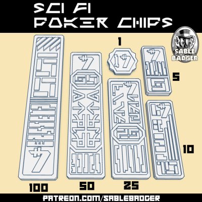 Sci Fi - Credit Chips