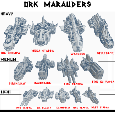 OPR Warfleets - Orc Marauders