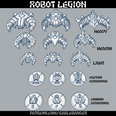 OPR Warfleets - Robot Legion - Image 1