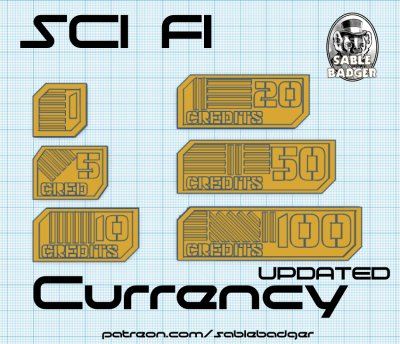 Sci Fi Currency Tokens