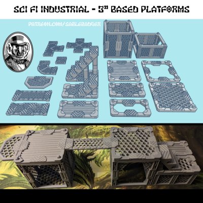 Deadzone 3in - Sci Fi Industrial Terrain