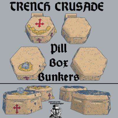Trench Crusade Pill Box Bunkers - Image 2