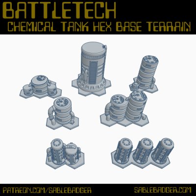 Battletech - Chemical Tank Terrain - Image 2