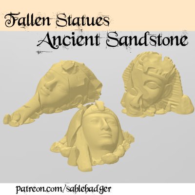 Ancient Sandstone - Fallen Statues