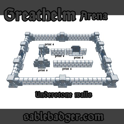 Greathelm - Understone Short Wall Arena